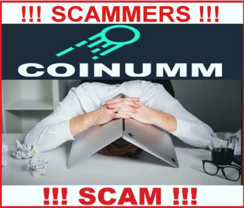 BE CAREFUL, Coinumm Com havn’t regulator - definitely swindlers