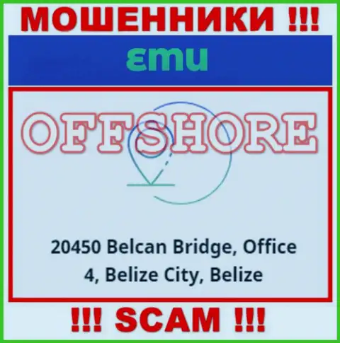 Компания ЕМ-Ю Ком расположена в оффшорной зоне по адресу: 20450 Belcan Bridge, Office 4, Belize City, Belize - однозначно internet-ворюги !!!
