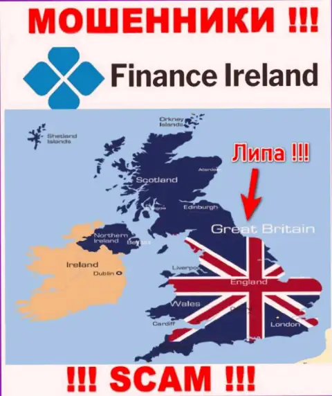 Мошенники Finance Ireland не показывают правдивую инфу касательно своей юрисдикции