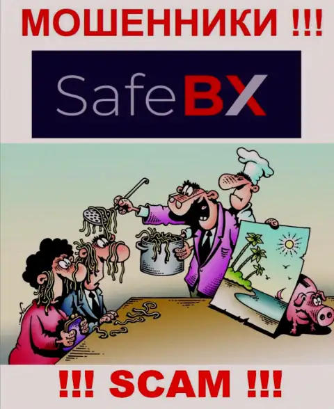 Пользуясь наивностью лохов, SafeBX Com заманивают наивных людей к себе в разводняк