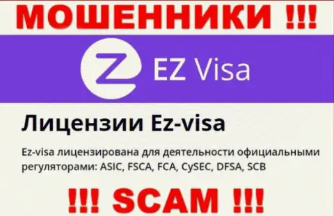 Неправомерно действующая компания EZVisa контролируется мошенниками - FCA