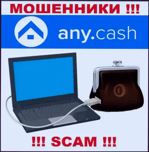 Any Cash - это МОШЕННИКИ, род деятельности которых - Виртуальный online кошелек