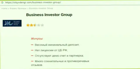 Контора BusinessInvestorGroup Com - это ВОРЮГИ !!! Обзор с доказательствами разводилова