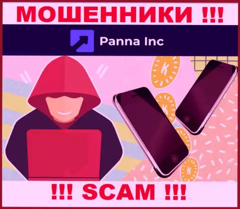 Вы можете стать еще одной жертвой internet мошенников из компании ПаннаИнк Ком - не берите трубку