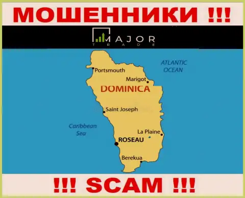 Ворюги MajorTrade пустили корни на территории - Commonwealth of Dominica, чтоб спрятаться от ответственности - МОШЕННИКИ